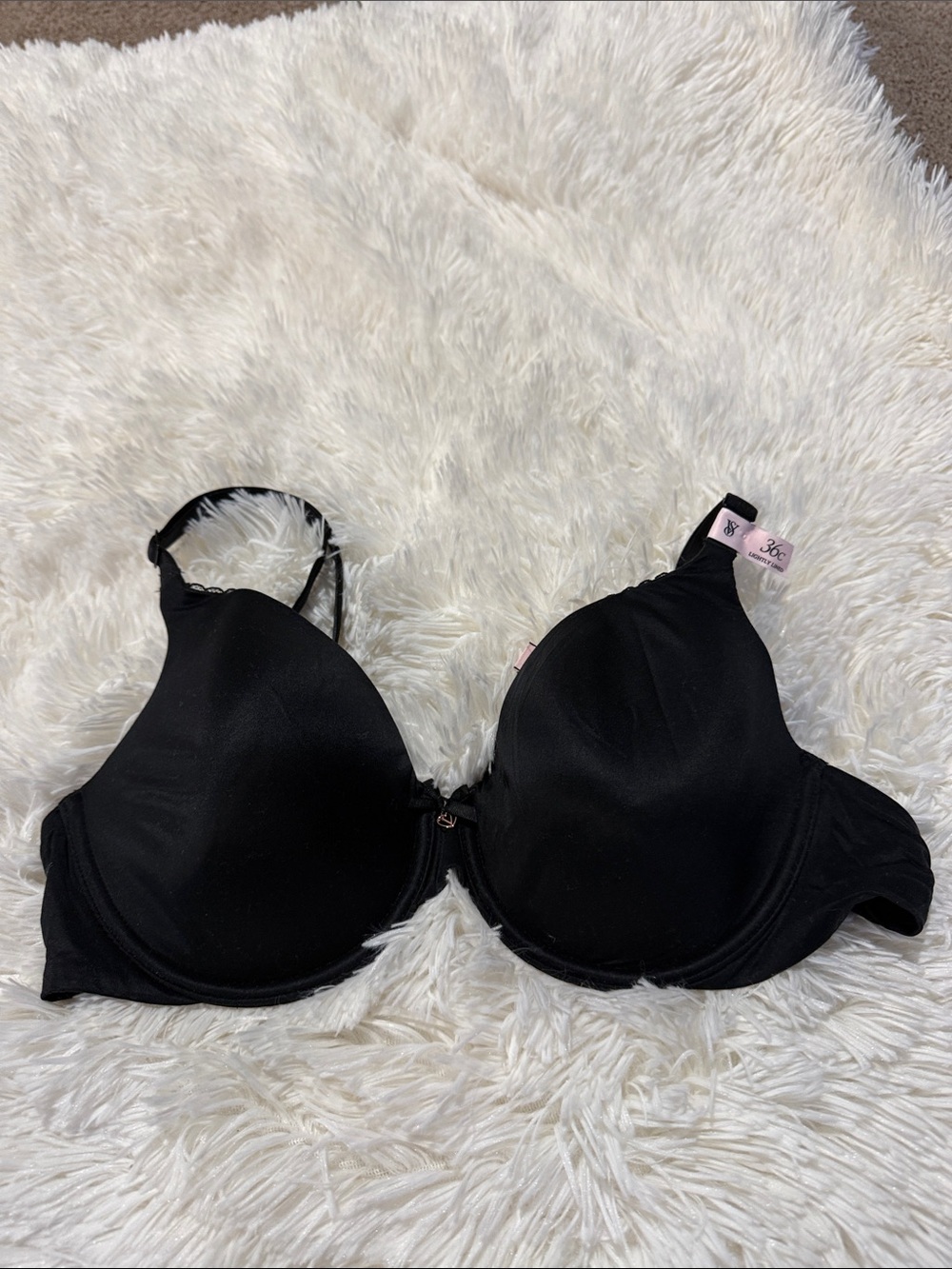 Victoria's Secret Black Smooth Molded T-Shirt Bra